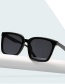 Fashion Gray Frame All Gray Square Frame Sunglasses