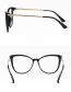 Fashion Ash And Powder Full-frame Geometric Glasses Frame
