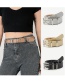 Fashion Gold Color Double Breasted Hollow Belt