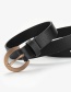 Fashion Black C-shaped Buckle Belt