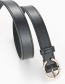 Fashion Camel Metal C-buckle Belt