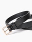 Fashion Cow Pattern Square Cow Pattern Leather Belt