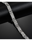 Fashion Silver Color Diamond-set Geometric Bracelet