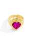 Fashion Golden 0399 Love Open Ring