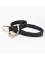 Fashion White Pin Buckle Inlaid Chain Belt