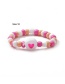 Fashion Pink Love Beaded Ring