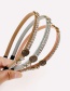 Fashion Gray Diamond Claw Chain Headband