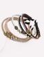 Fashion Light Brown Diamond Claw Chain Headband