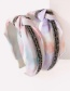 Fashion Pink Fabric Tie-dye Knotted Headband