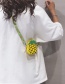 Fashion Pineapple Children's Pineapple Silicone Messenger Bag