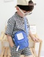 Fashion Green Children's Square Letter Messenger Bag