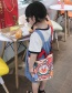 Fashion Green Children's Cartoon Canvas Shoulder Messenger Bag