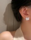 Fashion Silver Color Irregular Tassel Earrings
