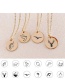 Fashion Rose Gold Dw-84 Stainless Steel Gold Plated Round Animal Necklace