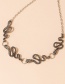 Fashion X541-silver Color Snake Chain Necklace