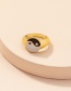 Fashion R470-gold Bagua Tai Chi Smiley Ring