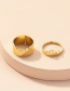 Fashion R468-ring Set Metal Flame Ring