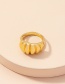 Fashion R460-gold Metal Croissant Ring