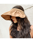 Fashion Navy Sunshade Shell Empty Top Hat