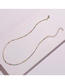Fashion Golden Drop Oil Color Bead Chain Necklace
