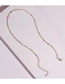 Fashion Golden Drop Oil Color Bead Chain Necklace