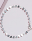 Fashion Silver Disc Chain Anklet