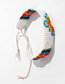 Fashion Style Fourteen Colorful Rice Bead Beaded Woven Bracelet