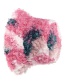 Fashion Pink Tie-dyed Lamb Wool Fisherman Hat