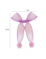Fashion 3#purple Children's Bowknot Net Yarn Hanging Ball Hairpin