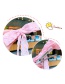Fashion 5#green Children's Fabric Bow Ribbon Hairpin