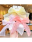Fashion 4#pink Children's Bow Net Yarn Hairpin