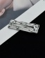 Fashion Silver 1 Metal Pleated Wave Hairpin