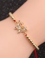 Fashion Red Red String Butterfly Bracelet