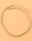 Fashion Golden Metal Chain Necklace