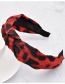 Fashion Leopard Brown Fabric Leopard Knotted Headband