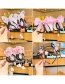 Fashion 2 Pink Butterfly Hairpins Children's Butterfly Flower Wig Braid Hairpin