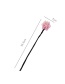Fashion Pink Mesh Pearl Flower Children's Net Yarn Pearl Flower Coil Hair Rod