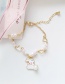 Fashion Golden Little White Rabbit Love Beaded Bracelet