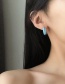 Fashion Pair Of Ear Studs Clover Flower C-shaped Pearl Stud Earrings