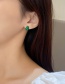 Fashion Pair Of Ear Clips Asymmetrical Avocado Stud Earrings