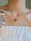 Fashion Persimmon Necklace Small Persimmon Pendant Necklace