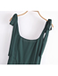 Fashion Green Side Slit Strappy Dress