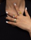 Fashion Color Flower Rice Bead Ring