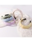 Fashion Beige Fabric Knotted Wide-brimmed Headband