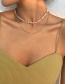 Fashion Color (color Random) Pearl Double Beaded Necklace