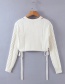 Fashion White Fake Two Knitted Lace Sweaters
