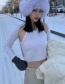 Fashion White Fake Two Knitted Lace Sweaters