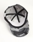 Fashion Rose Red Cotton Camouflage Curved Brim Cap