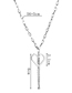 Fashion Love Hollow Necklace Titanium Steel Heart Necklace