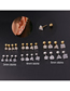 Fashion 1#-gold Five-pointed Star Twisting Ball Piercing Earrings